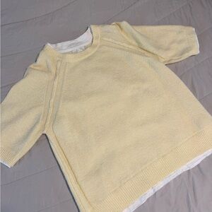 Design History Cream Knit Top